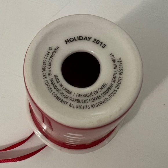 Starbucks Mini Coffee Cup Ornament 2013 - Picture 4 of 4
